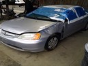 2003 HONDA CIVIC, SILVER, LX MODEL, 1.7L, AT.  A25206